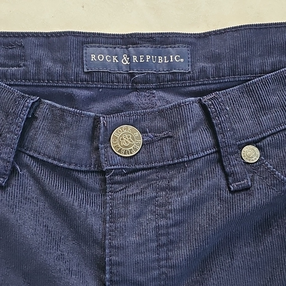 Rock & Republic Women's Dark Pants - Picture 2 of 6